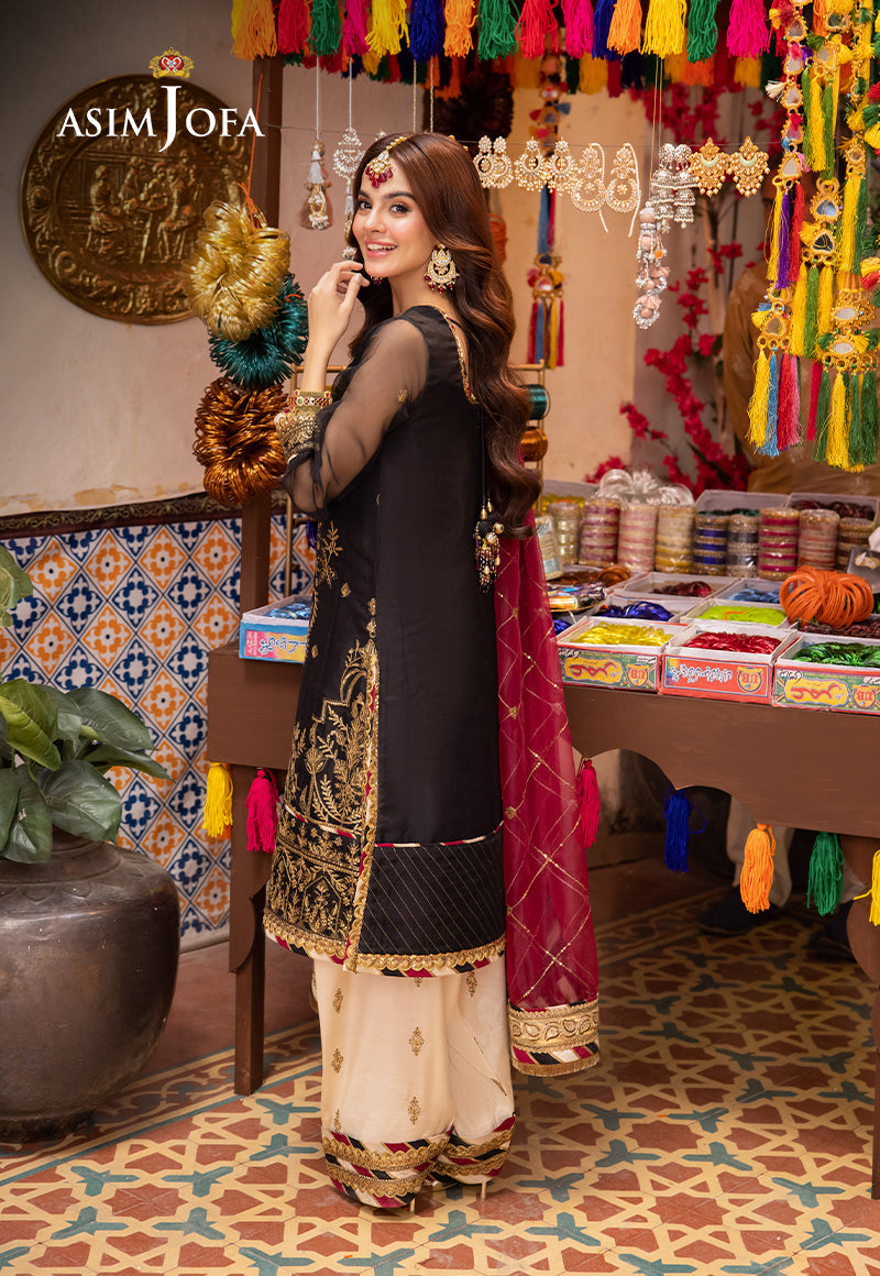 Asim Jofa | Pyaar Diyan Gallan Formals | AJEM-14 - Designer Dress - Maria Faisal