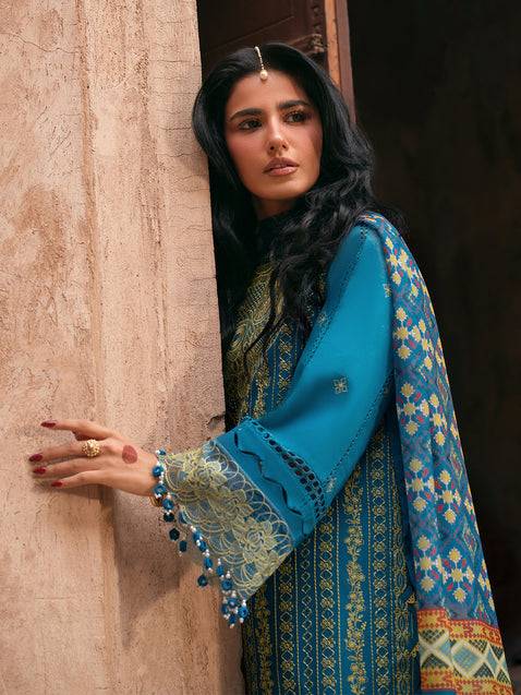 Parishay | Mastani Luxury Lawn 25 | MI - 07 by Maria Faisal - Registered Vendor of : Parishay - type : Ladies Clothes - 100% original wedding dresses
