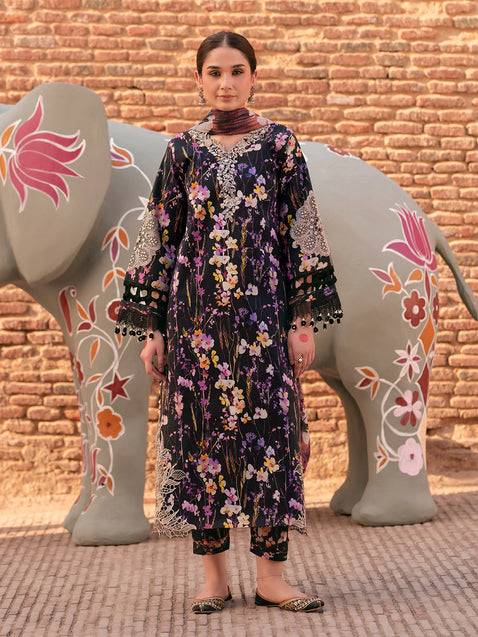 Parishay | Mastani Luxury Lawn 25 | MI - 09 by Maria Faisal - Registered Vendor of : Parishay - type : Ladies Clothes - 100% original wedding dresses