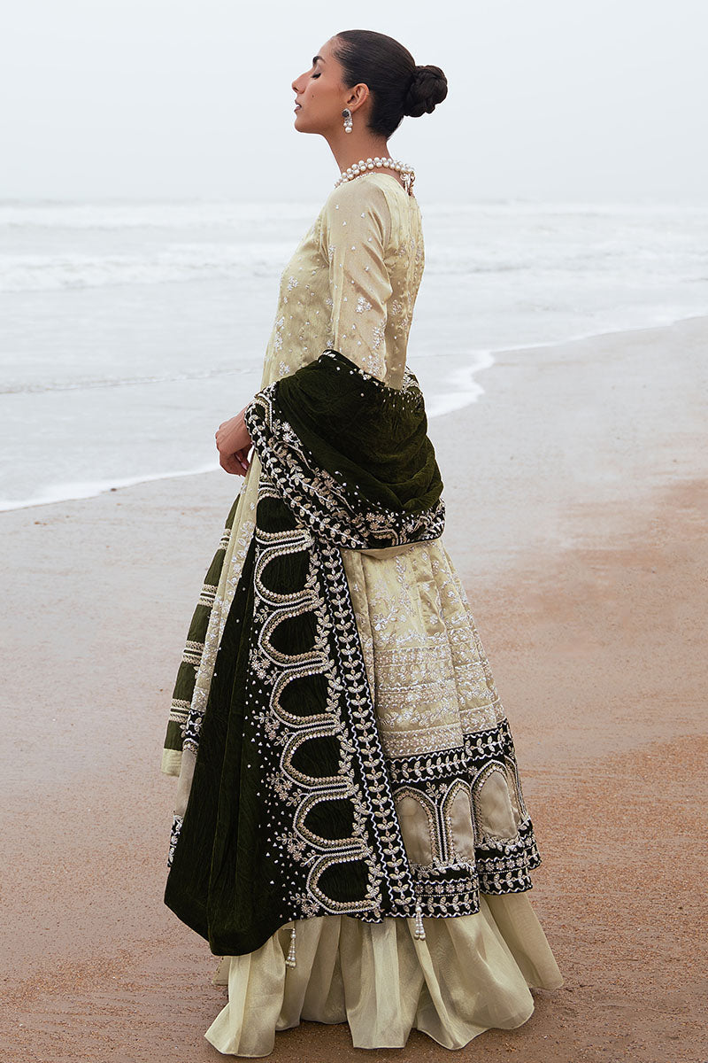 Cross Stitch | FW-24 RTW WEDDING EDIT-1 | MIRAGE AURA - Wedding Dress - available at Maria Faisal in UK and USA.