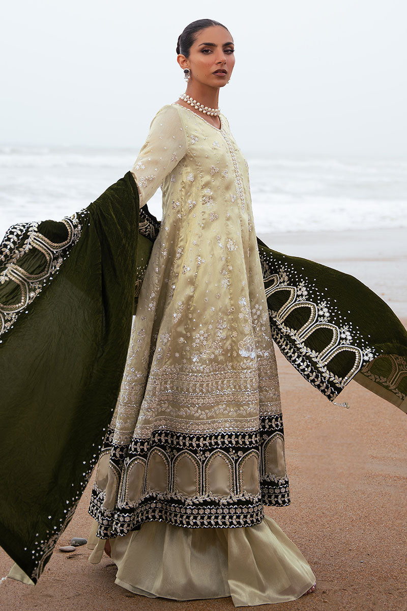 Cross Stitch | FW-24 RTW WEDDING EDIT-1 | MIRAGE AURA - Wedding Dress - available at Maria Faisal in UK and USA.