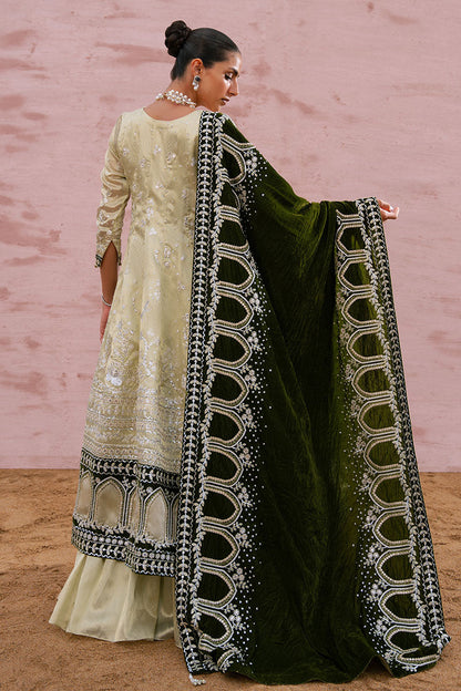 Cross Stitch | FW-24 RTW WEDDING EDIT-1 | MIRAGE AURA - Wedding Dress - available at Maria Faisal in UK and USA.