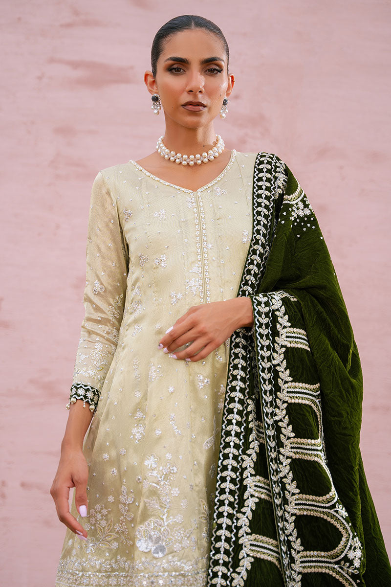 Cross Stitch | FW-24 RTW WEDDING EDIT-1 | MIRAGE AURA - Wedding Dress - available at Maria Faisal in UK and USA.
