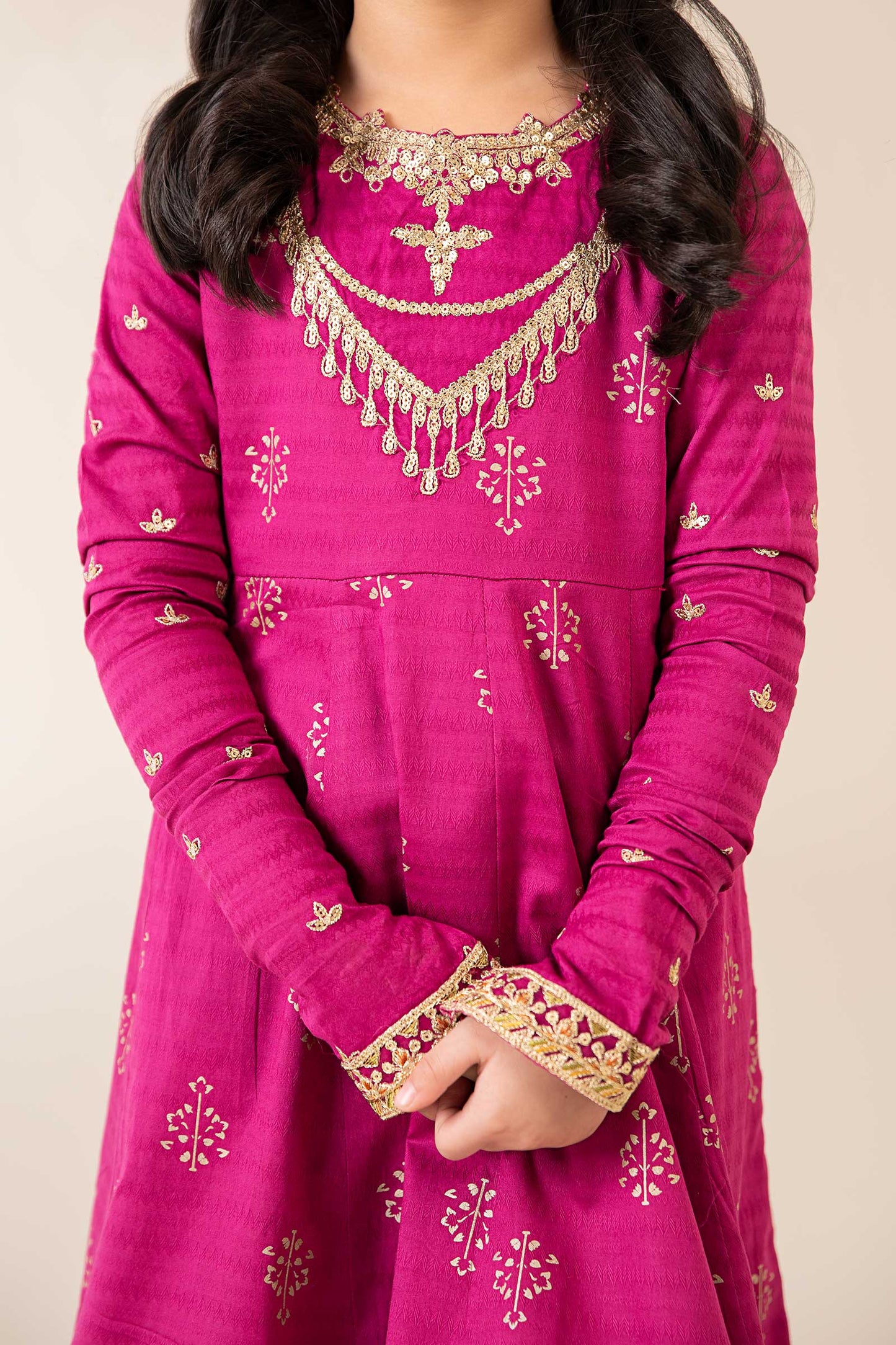3 Piece Embroidered Lawn Suit - Kids Clothes - available at Maria Faisal in UK and USA