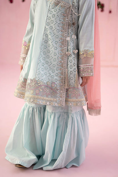 3 Piece Embroidered Lawn Suit - Kids Clothing - available at Maria Faisal in UK and USA.