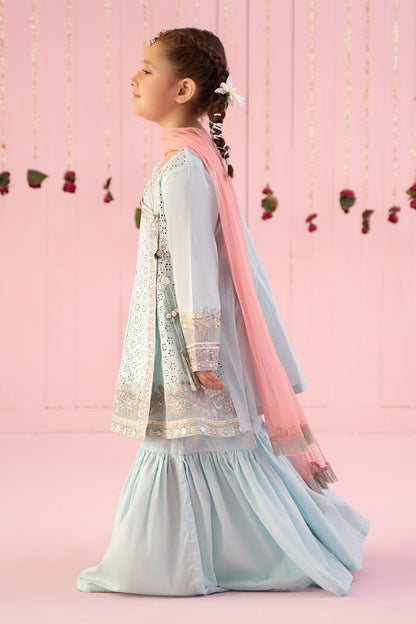 3 Piece Embroidered Lawn Suit - Kids Clothing - available at Maria Faisal in UK and USA.