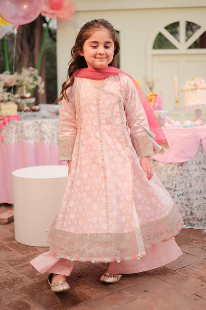 3 Piece Embroidered Lawn Suit - Kids Clothes - available at Maria Faisal in UK and USA