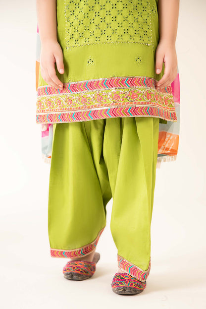 3 Piece Dyed Cambric Suit - Kids Clothes - available at Maria Faisal in UK and USA