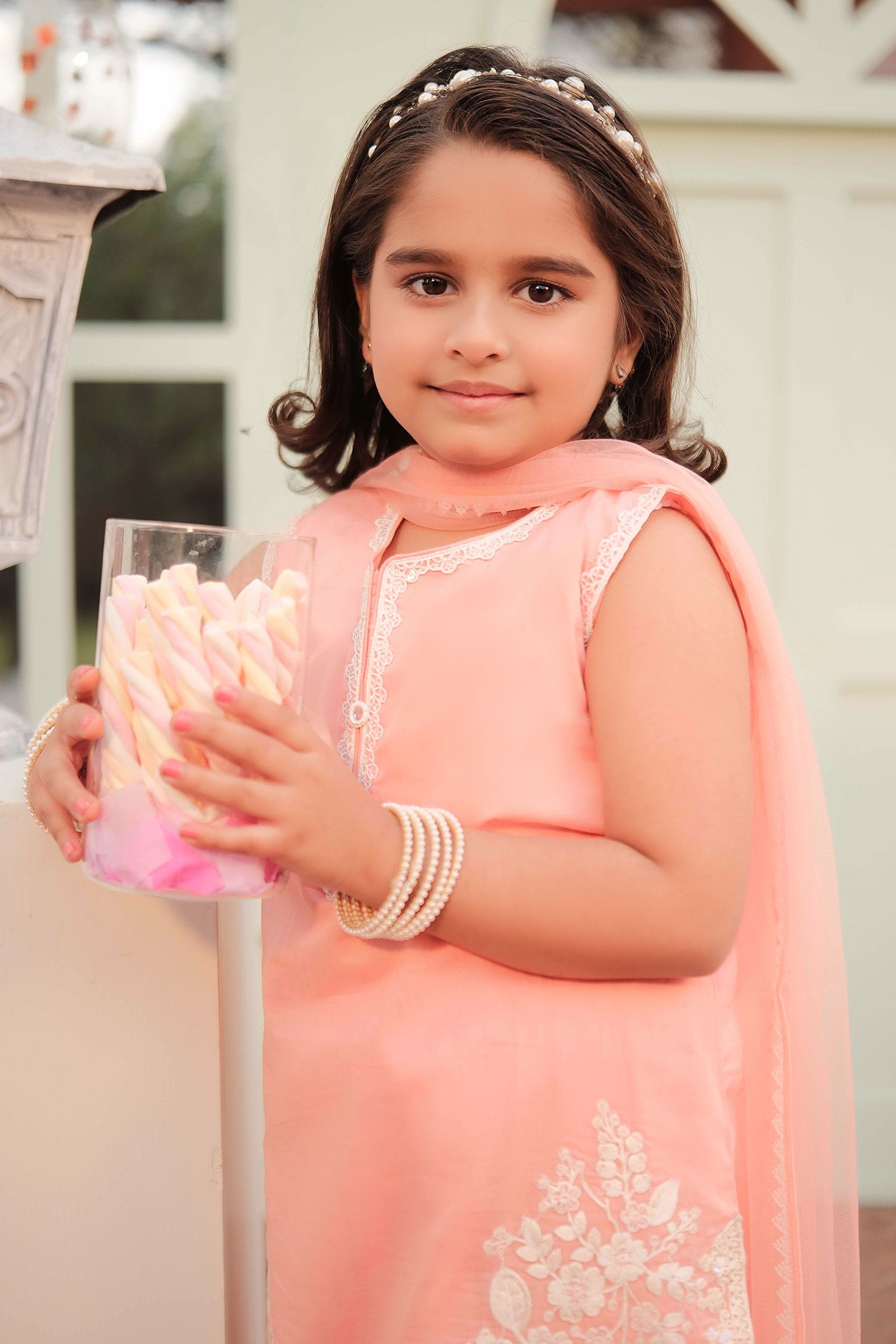 3 Piece Embroidered Lawn Suit - Kids Clothes - available at Maria Faisal in UK and USA