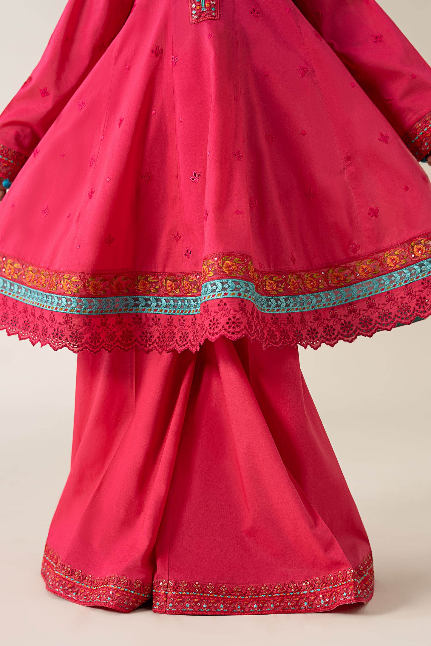 3 Piece Embroidered Lawn Suit - Kids Clothes - available at Maria Faisal in UK and USA