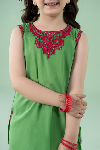 3 Piece Embroidered Lawn Suit - Kids Clothes - available at Maria Faisal in UK and USA