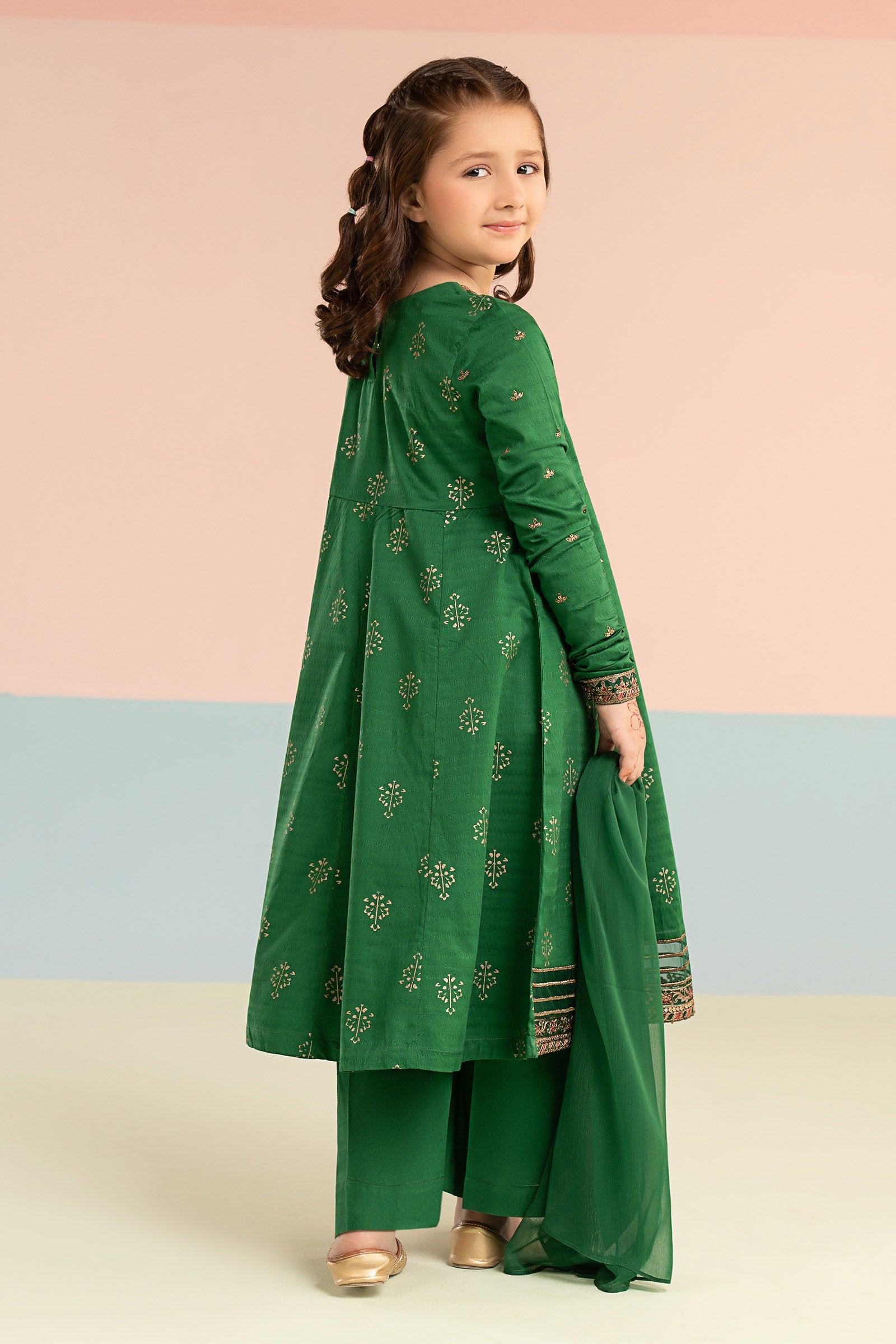 2 Piece Embroidered Lawn Suit - Kids Clothing - available at Maria Faisal in UK and USA.