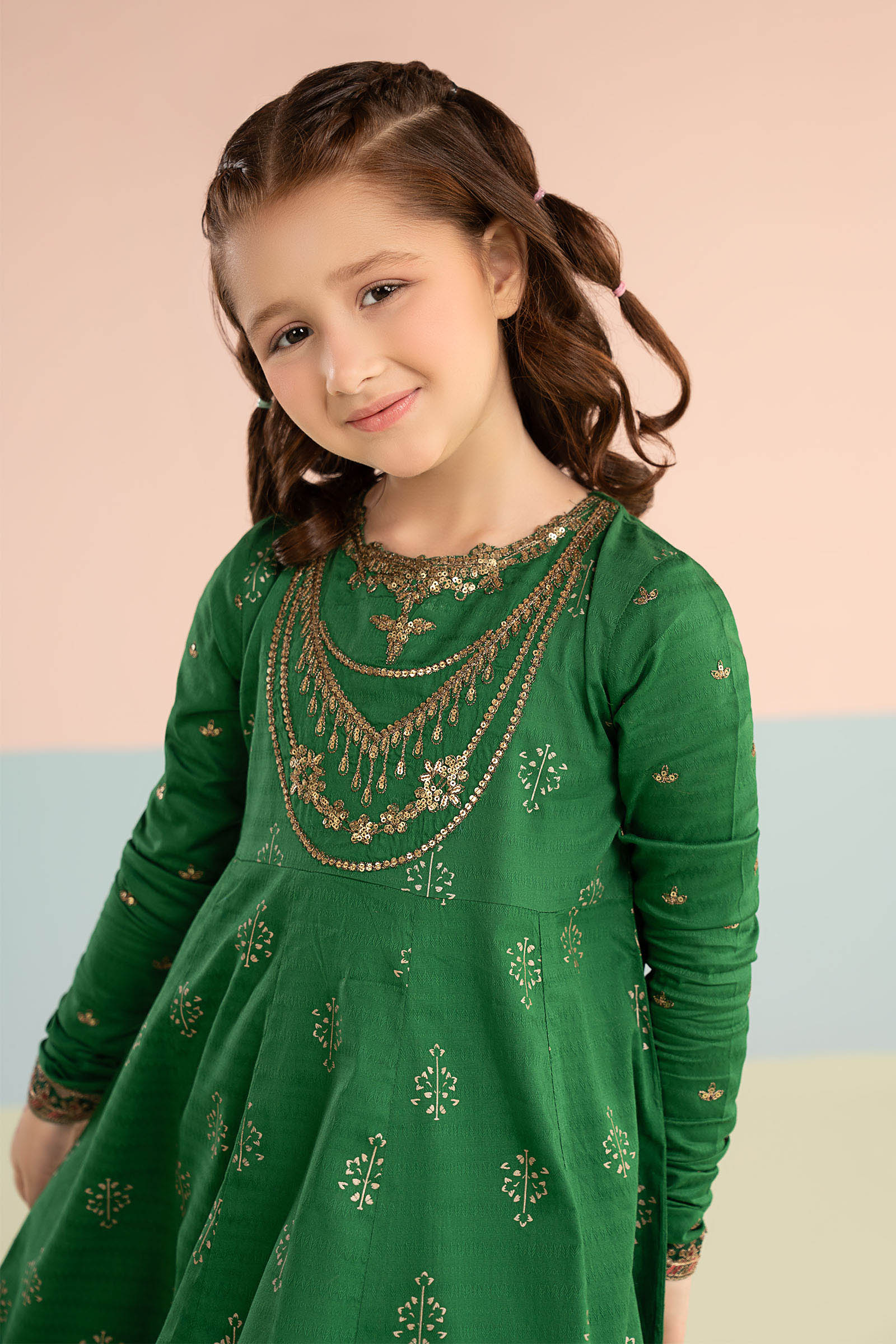 2 Piece Embroidered Lawn Suit - Kids Clothing - available at Maria Faisal in UK and USA.