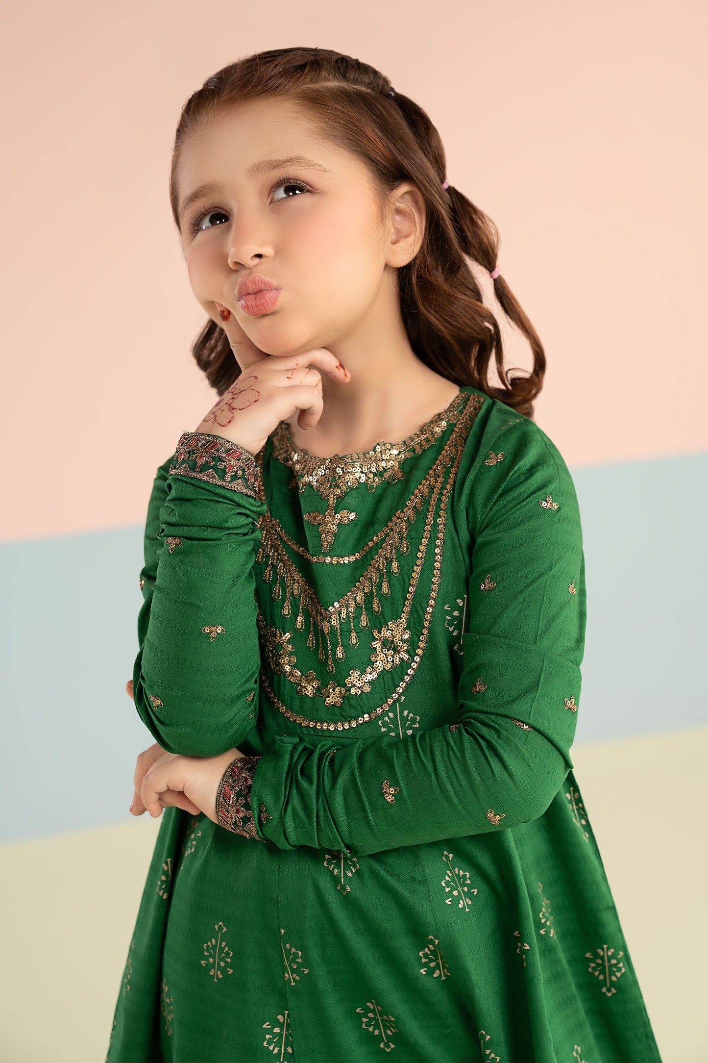 2 Piece Embroidered Lawn Suit - Kids Clothing - available at Maria Faisal in UK and USA.