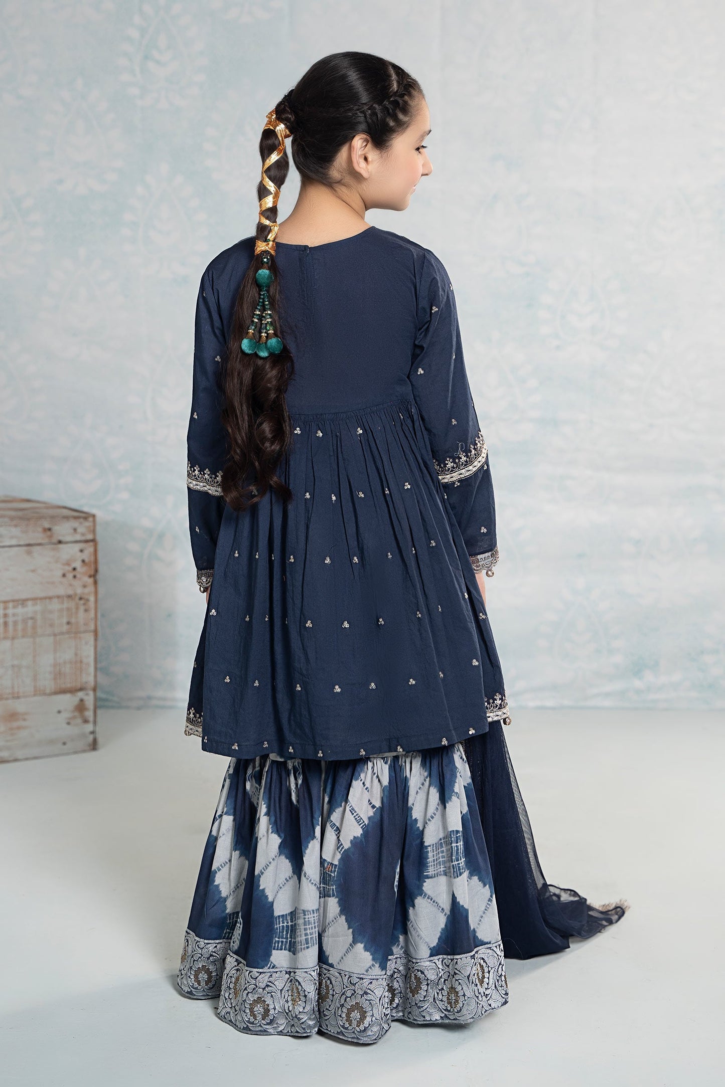 3 Piece Embroidered Lawn Suit - Kids Clothing - available at Maria Faisal in UK and USA.