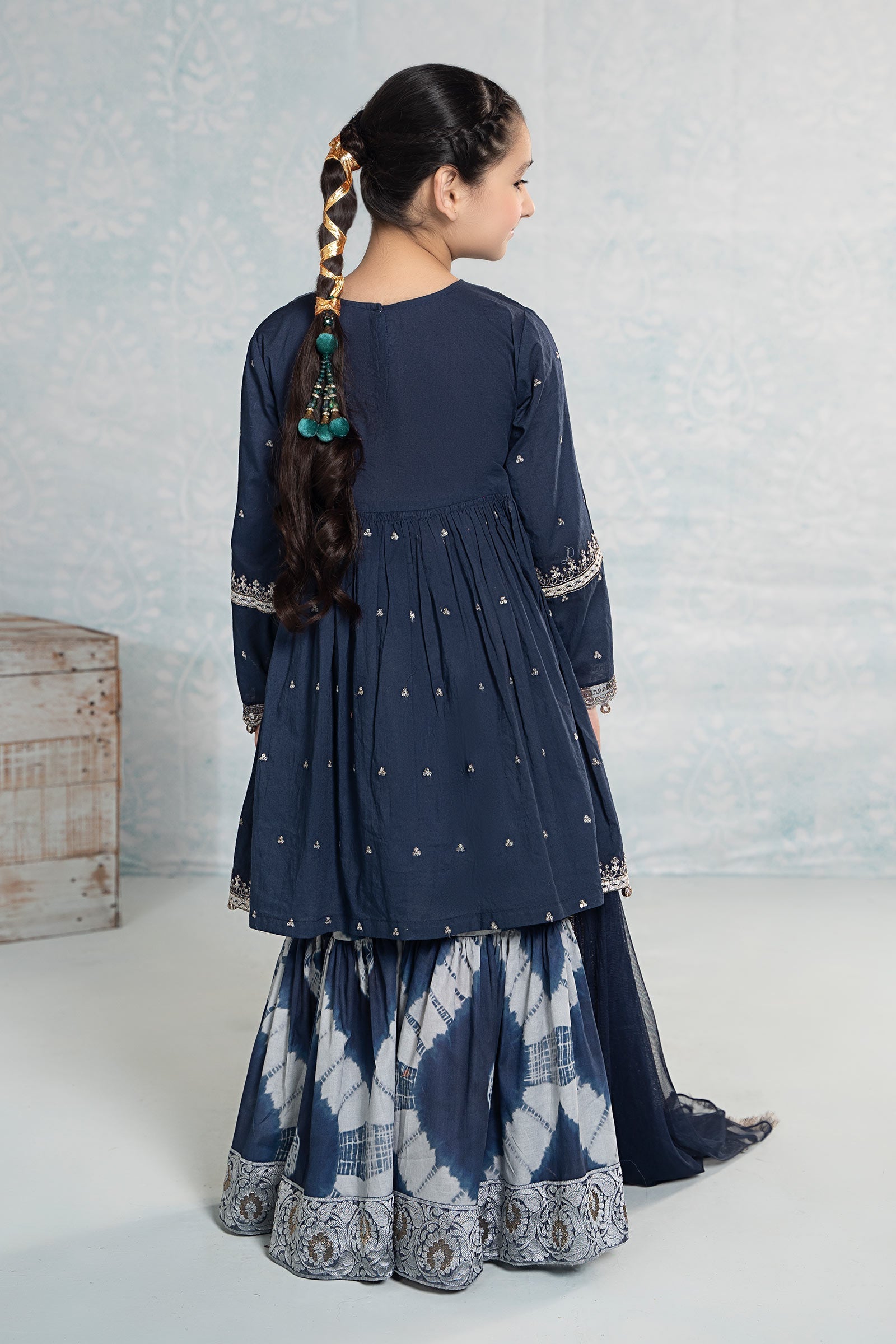 3 Piece Embroidered Lawn Suit - Kids Clothing - available at Maria Faisal in UK and USA.