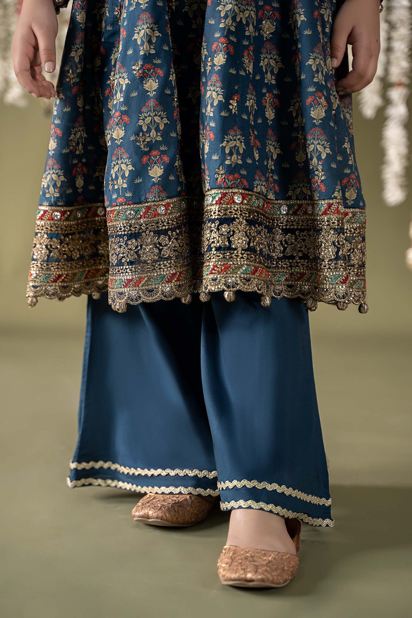 3 Piece Embroidered Lawn Suit - Kids Clothes - available at Maria Faisal in UK and USA