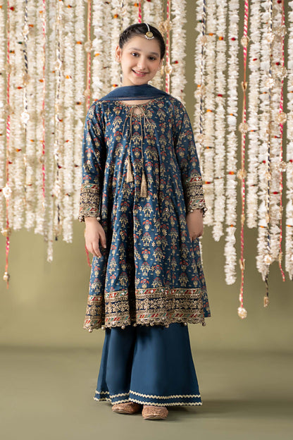 3 Piece Embroidered Lawn Suit - Kids Clothes - available at Maria Faisal in UK and USA