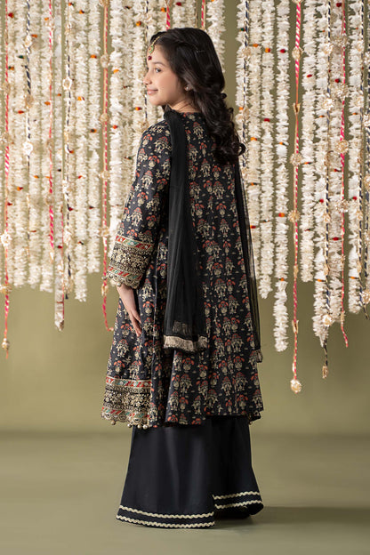 3 Piece Embroidered Lawn Suit - Kids Clothes - available at Maria Faisal in UK and USA