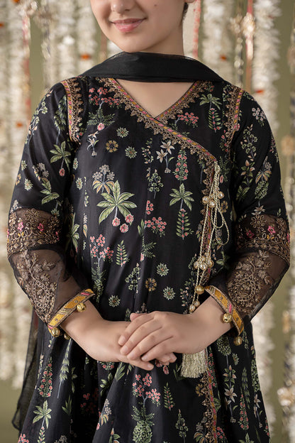 3 Piece Printed Lawn Suit - Kids Clothes - available at Maria Faisal in UK and USA