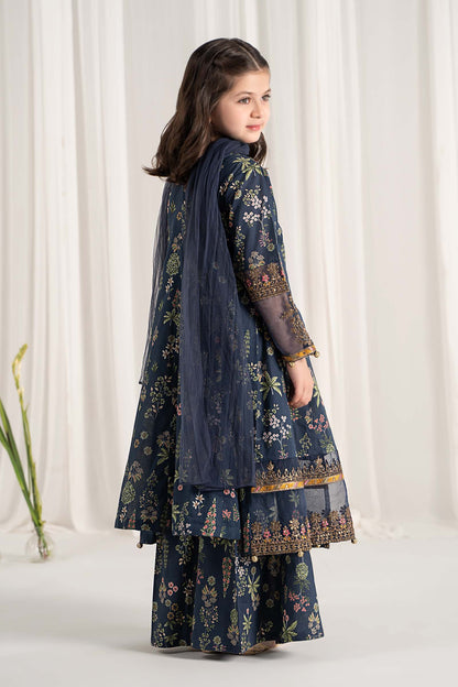 3 Piece Printed Lawn Suit - Kids Clothes - available at Maria Faisal in UK and USA