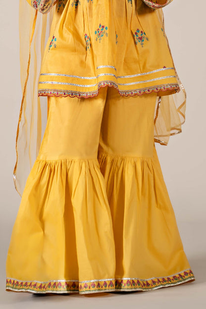 3 Piece Embroidered Lawn Suit - Kids Clothes - available at Maria Faisal in UK and USA