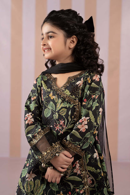 3 Piece Printed Lawn Suit - Kids Clothes - available at Maria Faisal in UK and USA
