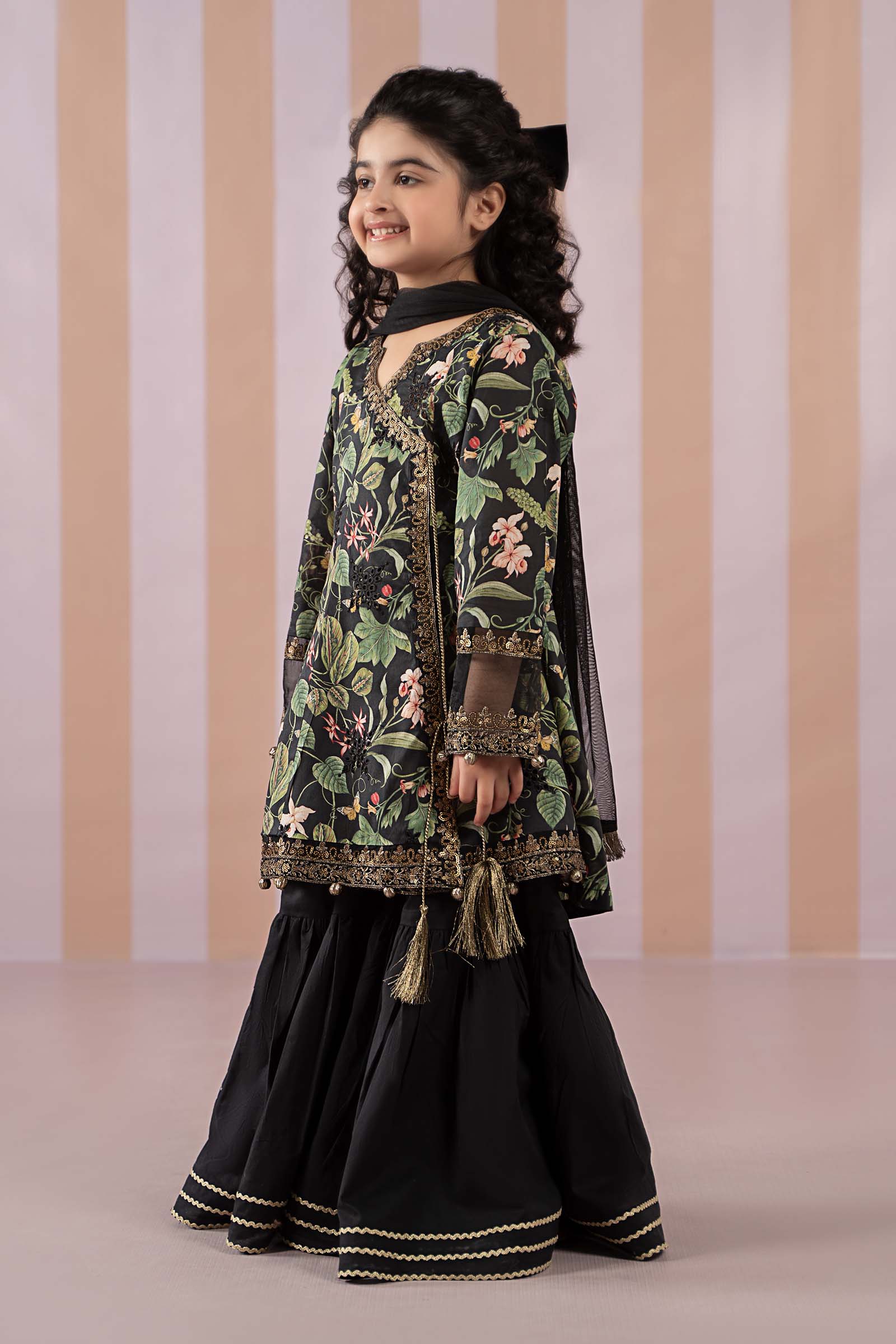 3 Piece Printed Lawn Suit - Kids Clothes - available at Maria Faisal in UK and USA
