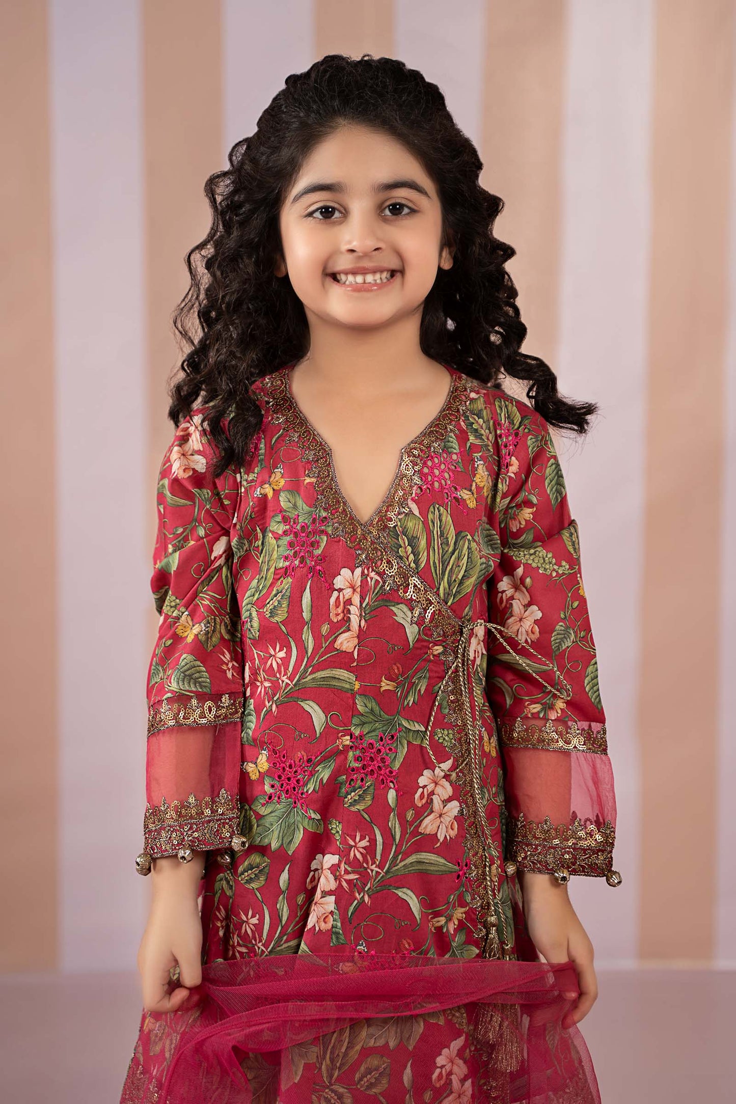 3 Piece Printed Lawn Suit - Kids Clothes - available at Maria Faisal in UK and USA