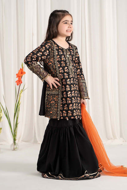 3 Piece Embroidered Lawn Suit - Kids Clothes - available at Maria Faisal in UK and USA