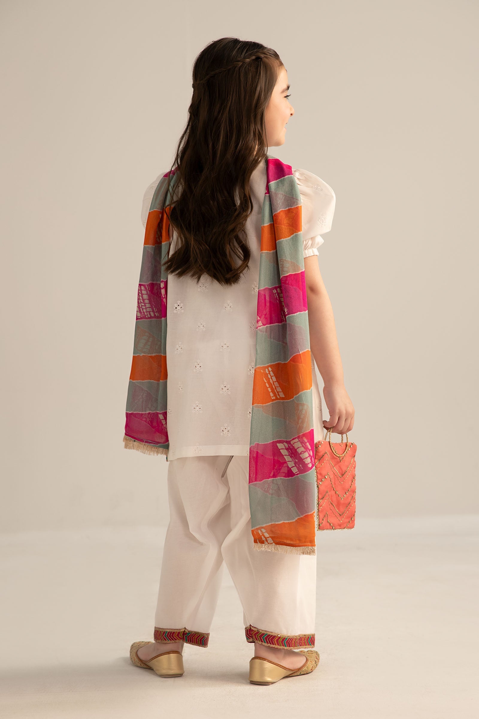 3 Piece Dyed Cambric Suit - Kids Clothes - available at Maria Faisal in UK and USA