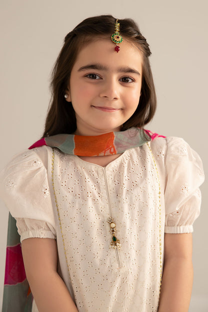 3 Piece Dyed Cambric Suit - Kids Clothes - available at Maria Faisal in UK and USA