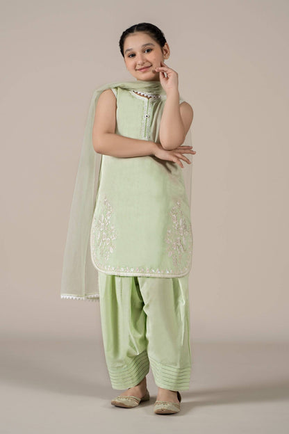 Maria B | 3 Piece Embroidered Lawn Suit | MKD-EF25-60 by Maria Faisal - Registered Vendor of : Maria B - type : Kids Clothes - 100% original wedding dresses