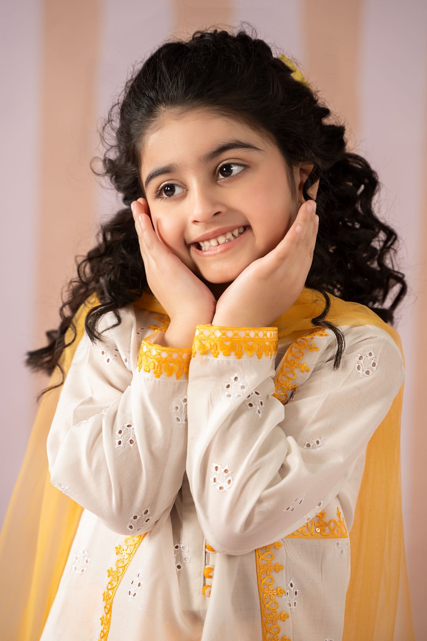 3 Piece Embroidered Lawn Suit - Kids Clothes - available at Maria Faisal in UK and USA