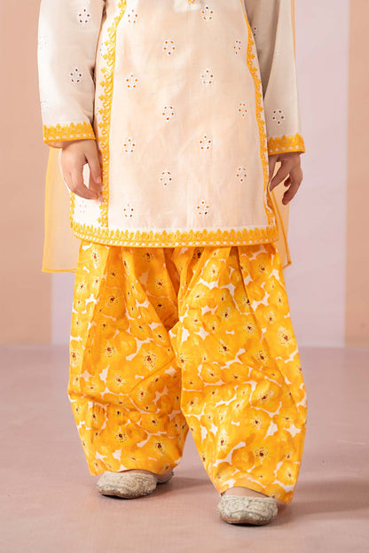 3 Piece Embroidered Lawn Suit - Kids Clothes - available at Maria Faisal in UK and USA