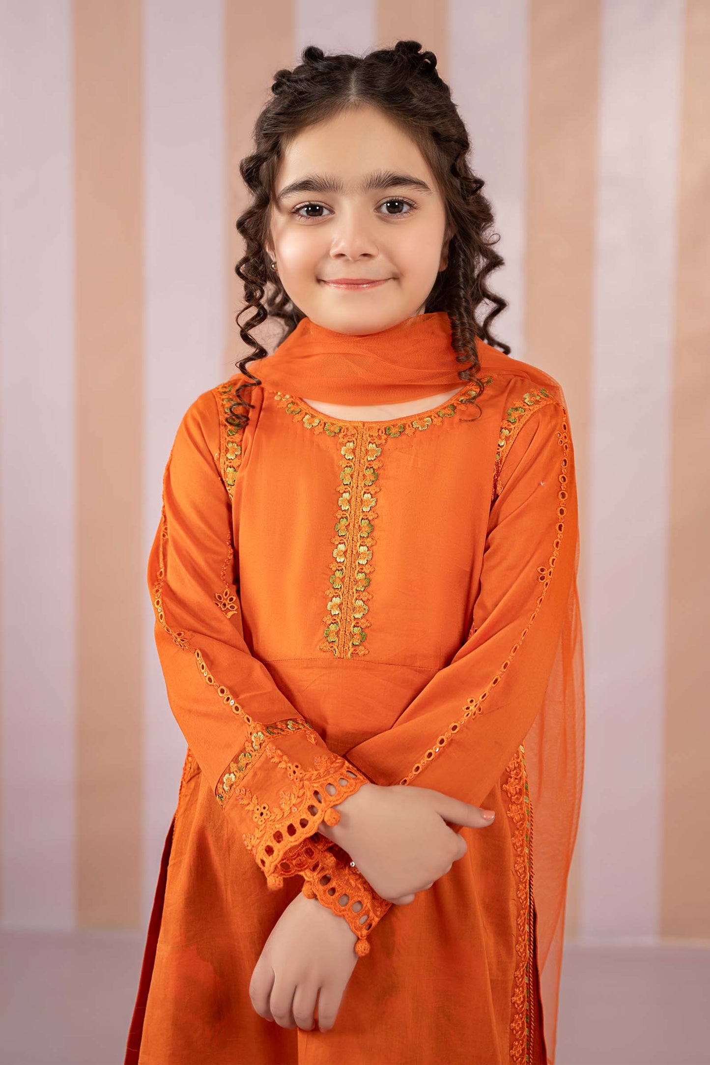 3 Piece Printed Lawn Suit - Kids Clothes - available at Maria Faisal in UK and USA