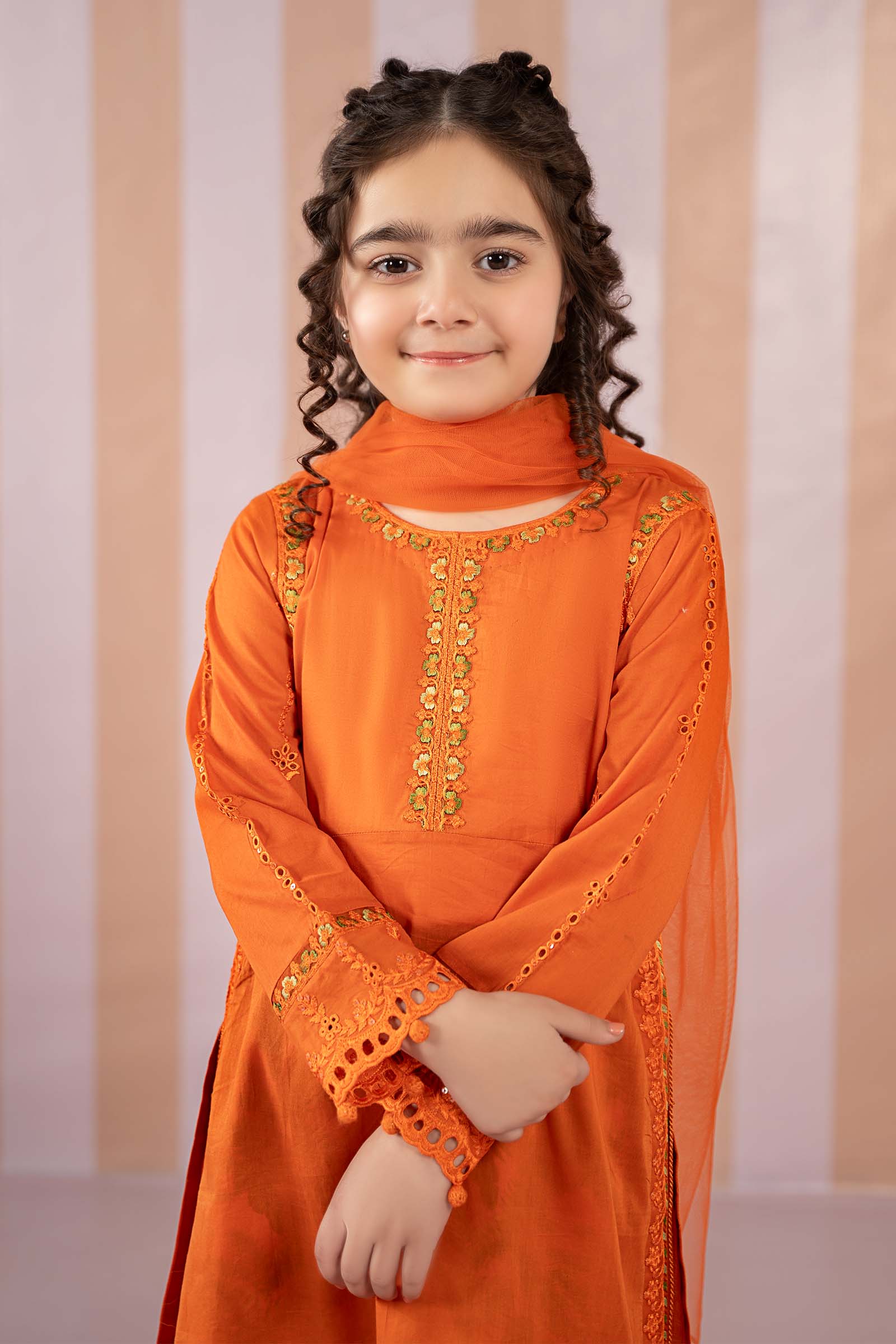 3 Piece Printed Lawn Suit - Kids Clothes - available at Maria Faisal in UK and USA