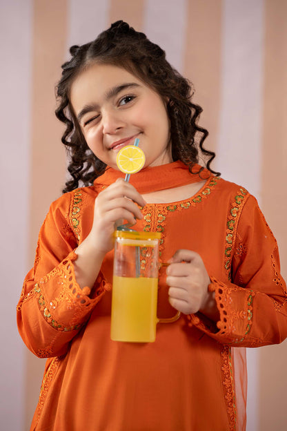 3 Piece Printed Lawn Suit - Kids Clothes - available at Maria Faisal in UK and USA