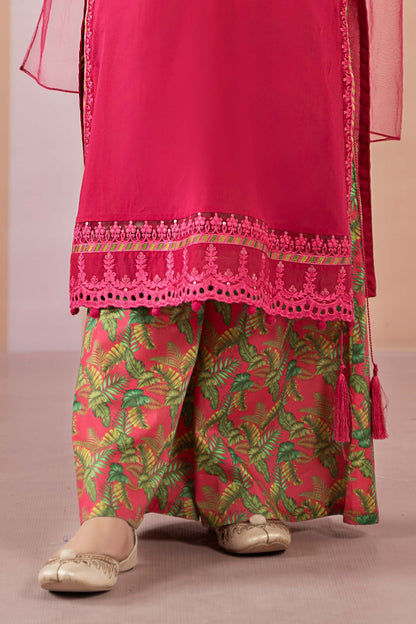 3 Piece Printed Lawn Suit - Kids Clothes - available at Maria Faisal in UK and USA