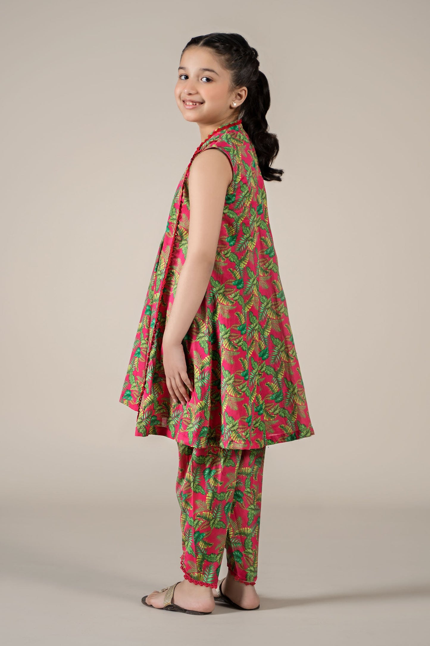 2 Piece Printed Lawn Suit - Kids Clothes - available at Maria Faisal in UK and USA