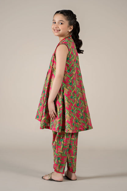 2 Piece Printed Lawn Suit - Kids Clothes - available at Maria Faisal in UK and USA