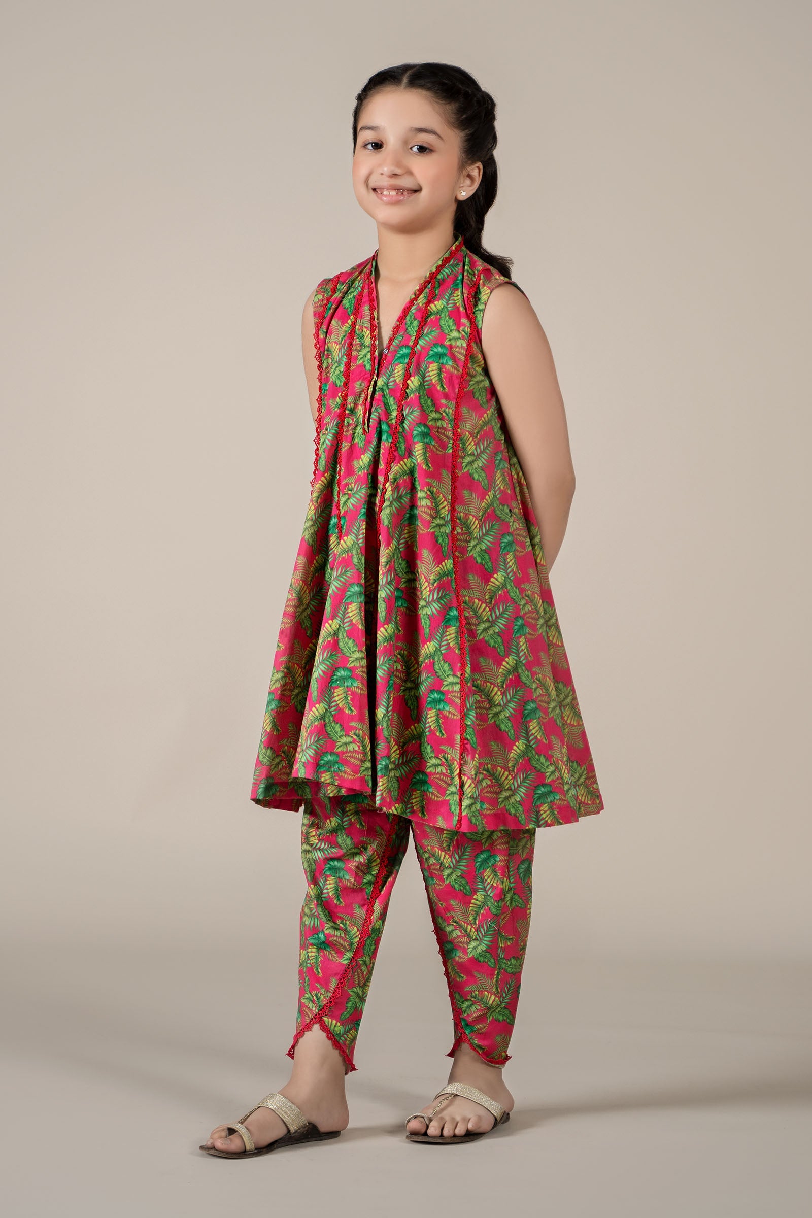 2 Piece Printed Lawn Suit - Kids Clothes - available at Maria Faisal in UK and USA
