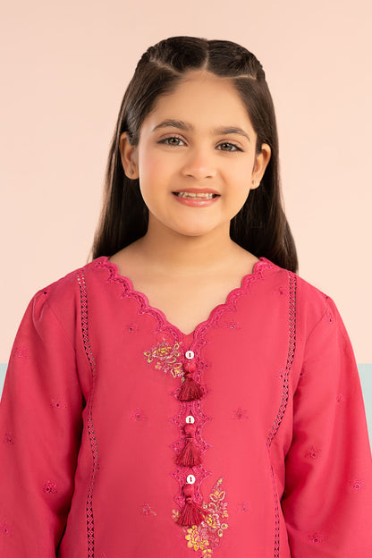 3 Piece Embroidered Lawn Suit - Kids Clothing - available at Maria Faisal in UK and USA.