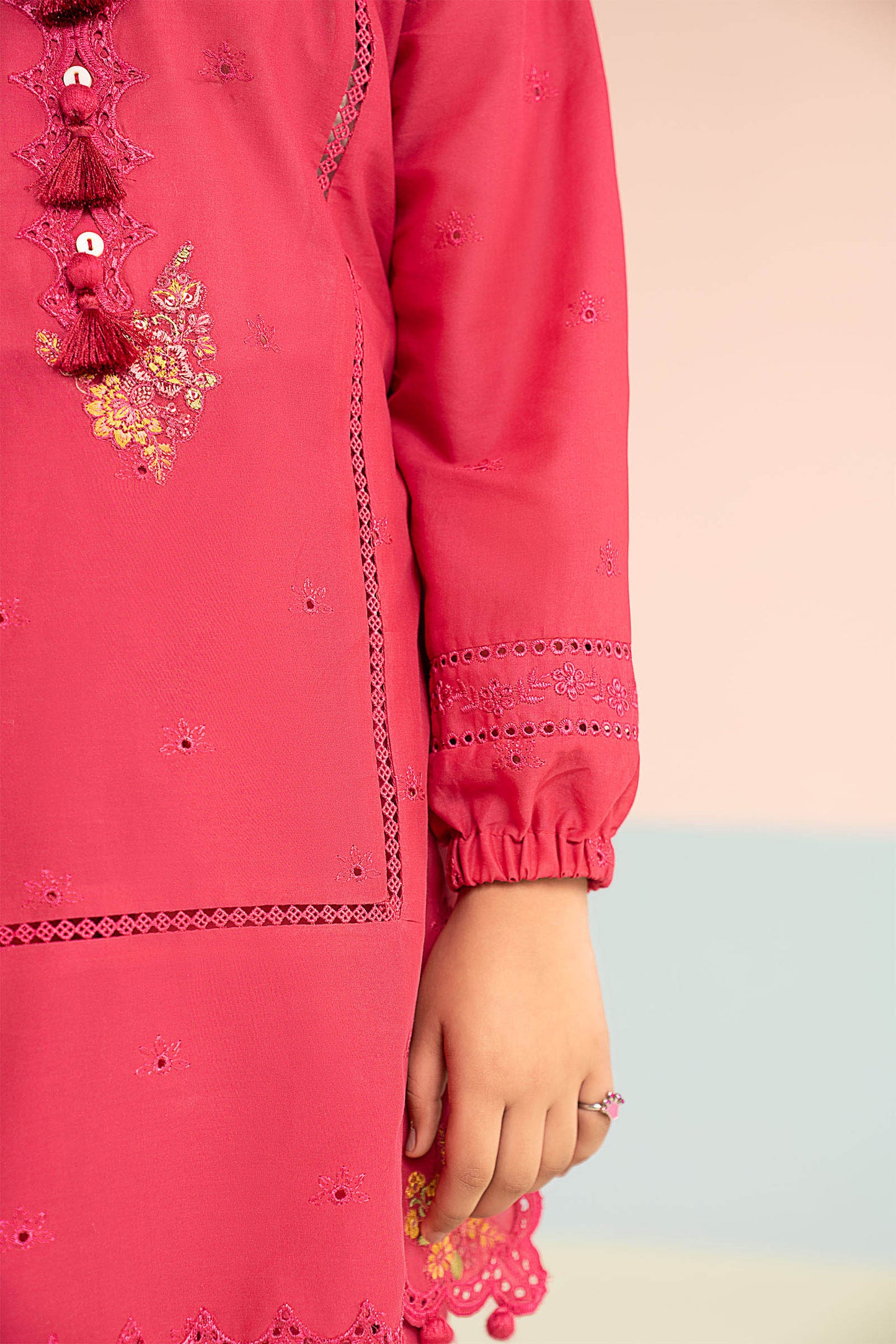 3 Piece Embroidered Lawn Suit - Kids Clothing - available at Maria Faisal in UK and USA.