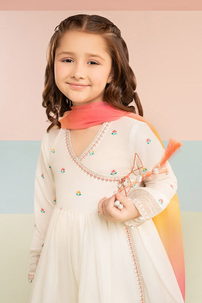 3 Piece Embroidered Lawn Suit - Kids Clothing - available at Maria Faisal in UK and USA.