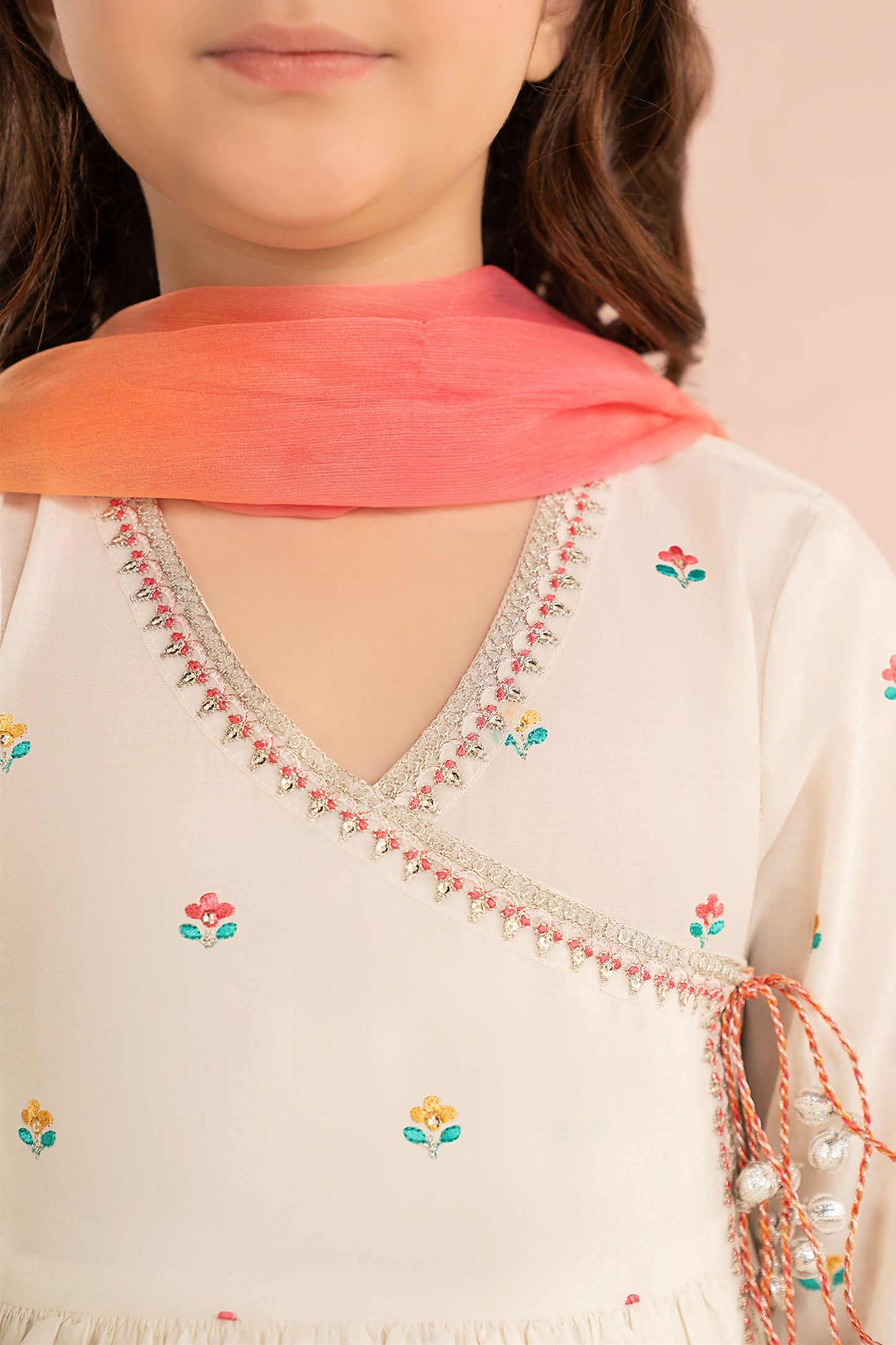 3 Piece Embroidered Lawn Suit - Kids Clothing - available at Maria Faisal in UK and USA.