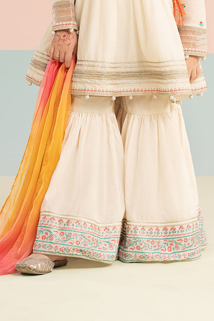 3 Piece Embroidered Lawn Suit - Kids Clothing - available at Maria Faisal in UK and USA.