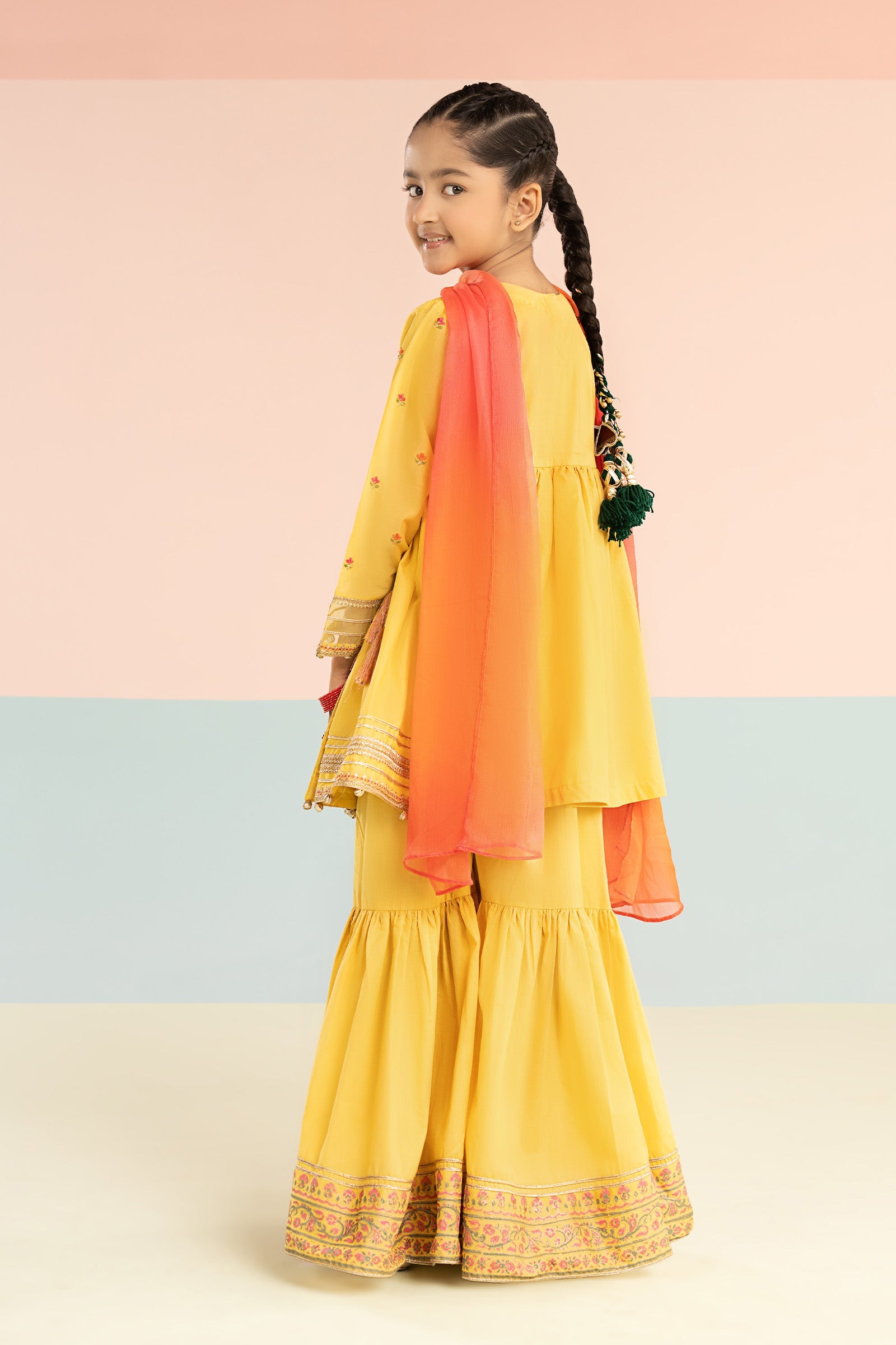 3 Piece Embroidered Lawn Suit - Kids Clothing - available at Maria Faisal in UK and USA.