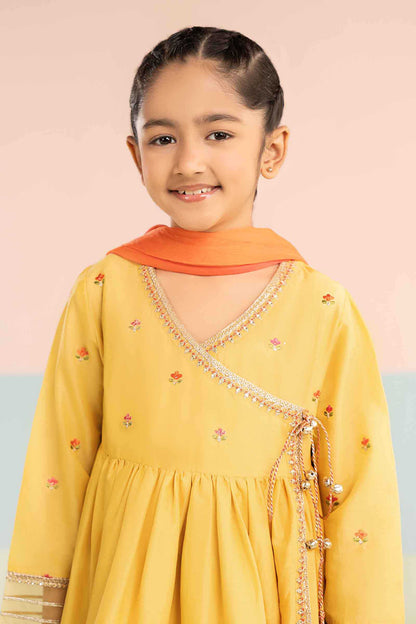 3 Piece Embroidered Lawn Suit - Kids Clothing - available at Maria Faisal in UK and USA.