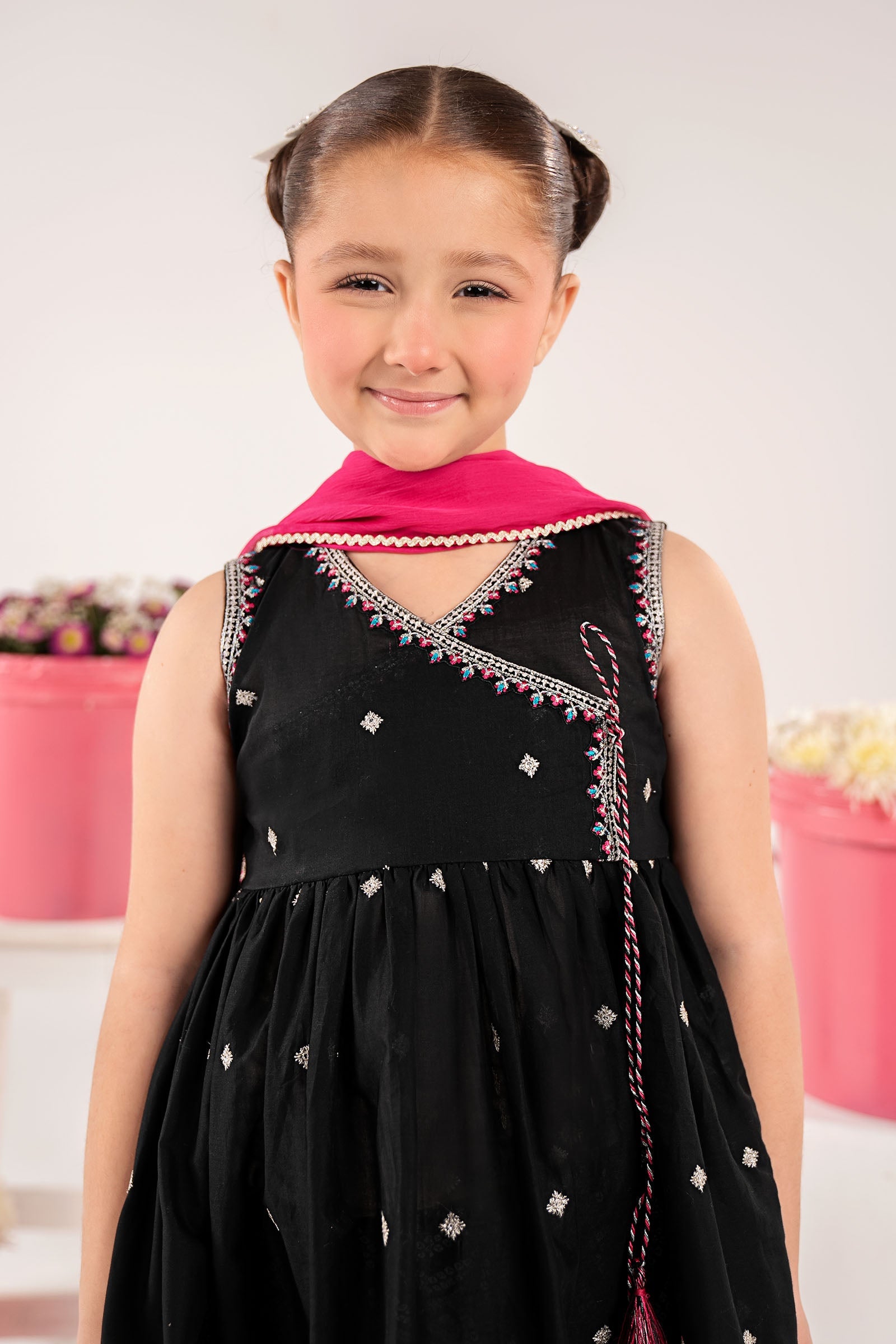 3 Piece Embroidered Lawn Suit - by Maria Faisal - Registered Vendor of : Maria B Kids - 100% Original Designer Dress